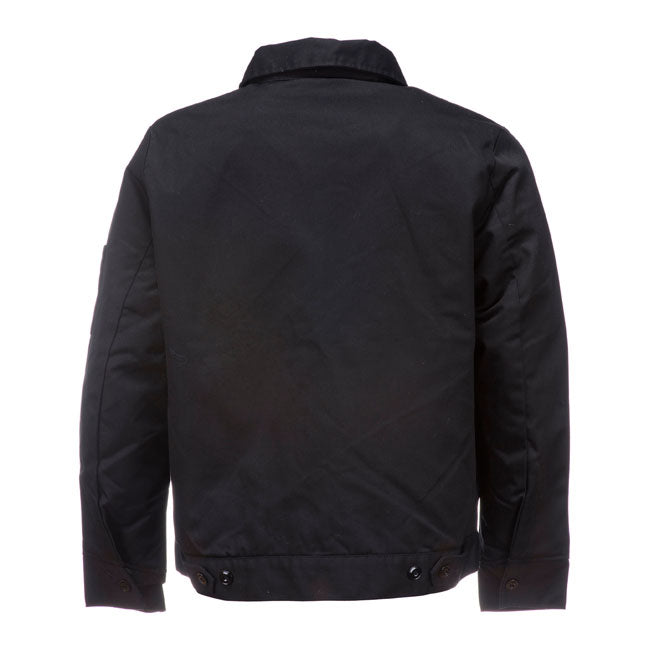 Dickies Lined Eisenhower Jacket Black - FREE UK Shipping, FREE 365 Day Returns | Moto Central