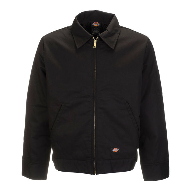 Dickies Lined Eisenhower Jacket Black - FREE UK Shipping, FREE 365 Day Returns | Moto Central