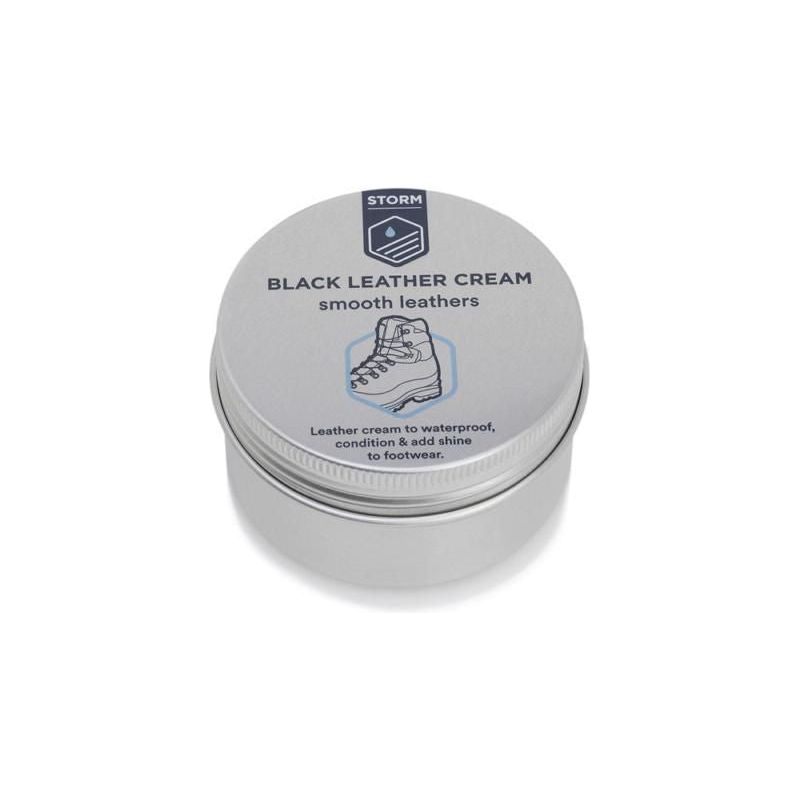 Storm Leather Footwear Cleaning Care Cream Black