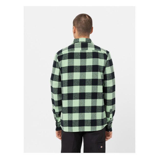 Dickies Sherpa Lined Sacramento Shirt Green