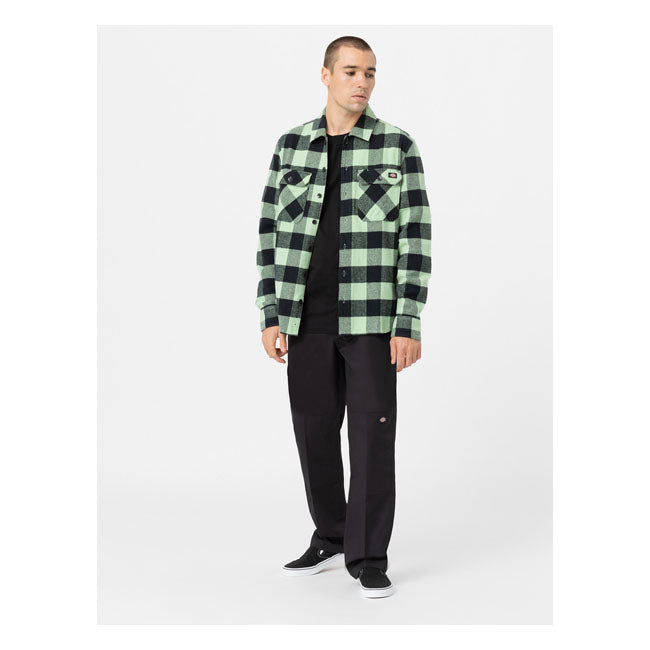 Dickies Sherpa Lined Sacramento Shirt Green