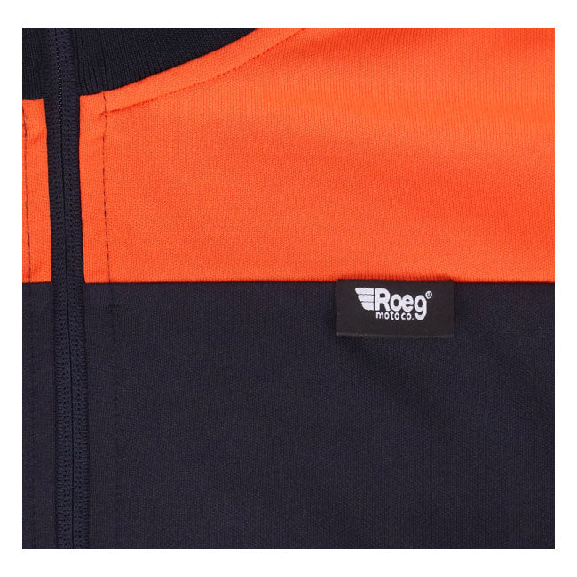 Roeg Hank Track Textile Jacket Navy / Orange