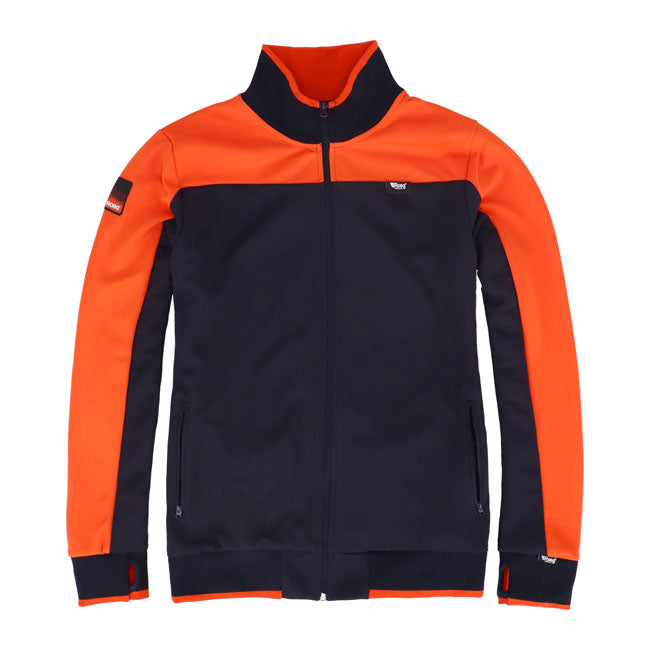 Roeg Hank Track Textile Jacket Navy / Orange