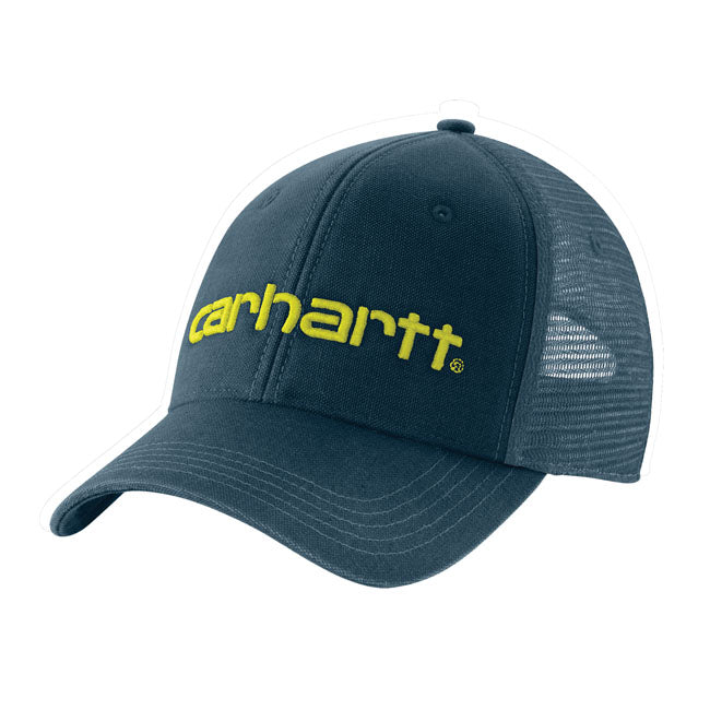 Carhartt Dunmore Cap Night Blue  - FREE UK Shipping, FREE 365 Day Returns | Moto Central