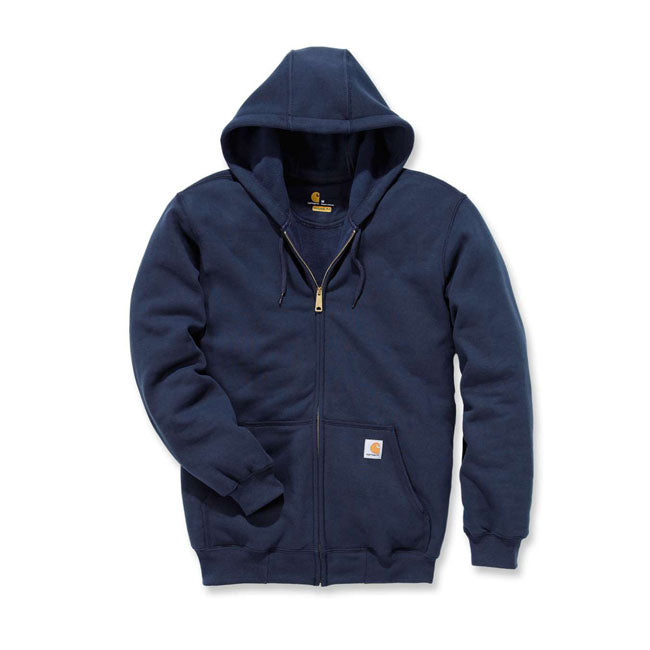 Carhartt Zip Hooded Sweatshirt New Navy - FREE UK Shipping, FREE 365 Day Returns | Moto Central