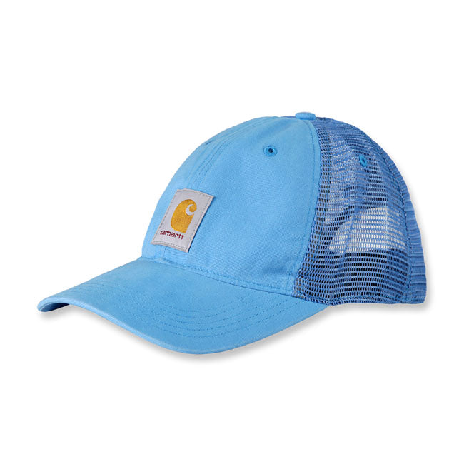 Carhartt Buffalo Cap Azure Blue  - FREE UK Shipping, FREE 365 Day Returns | Moto Central