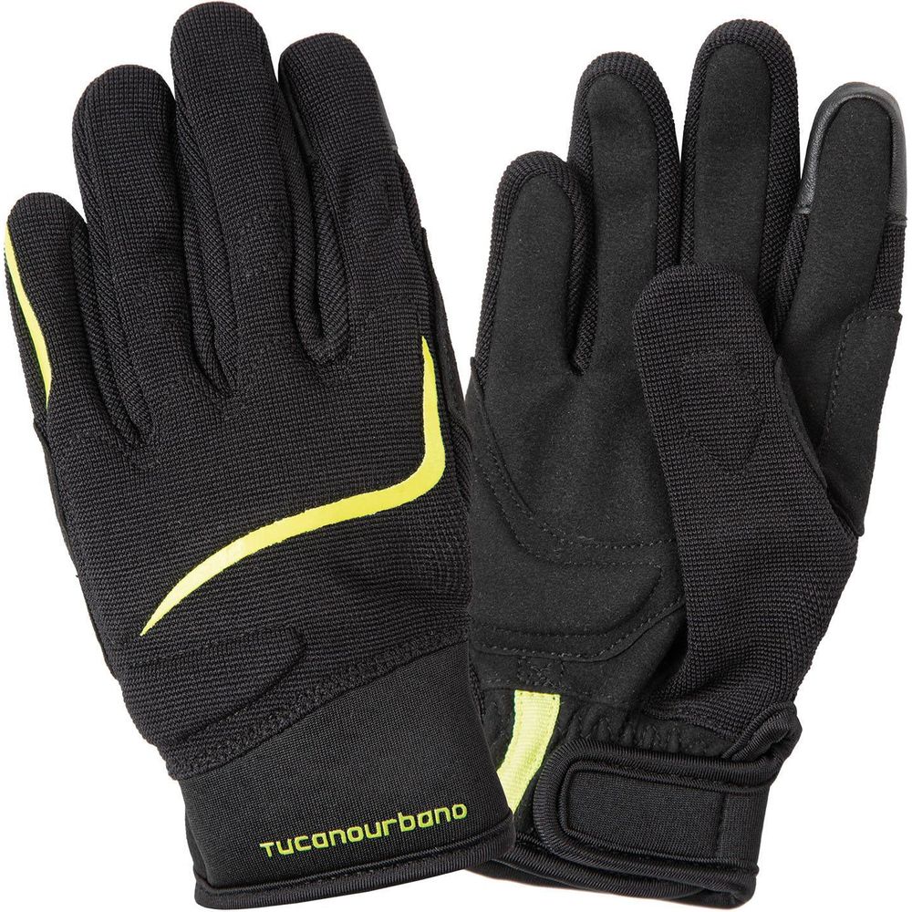 Tucano Urbano Miky Kid Gloves Black / Fluo Yellow