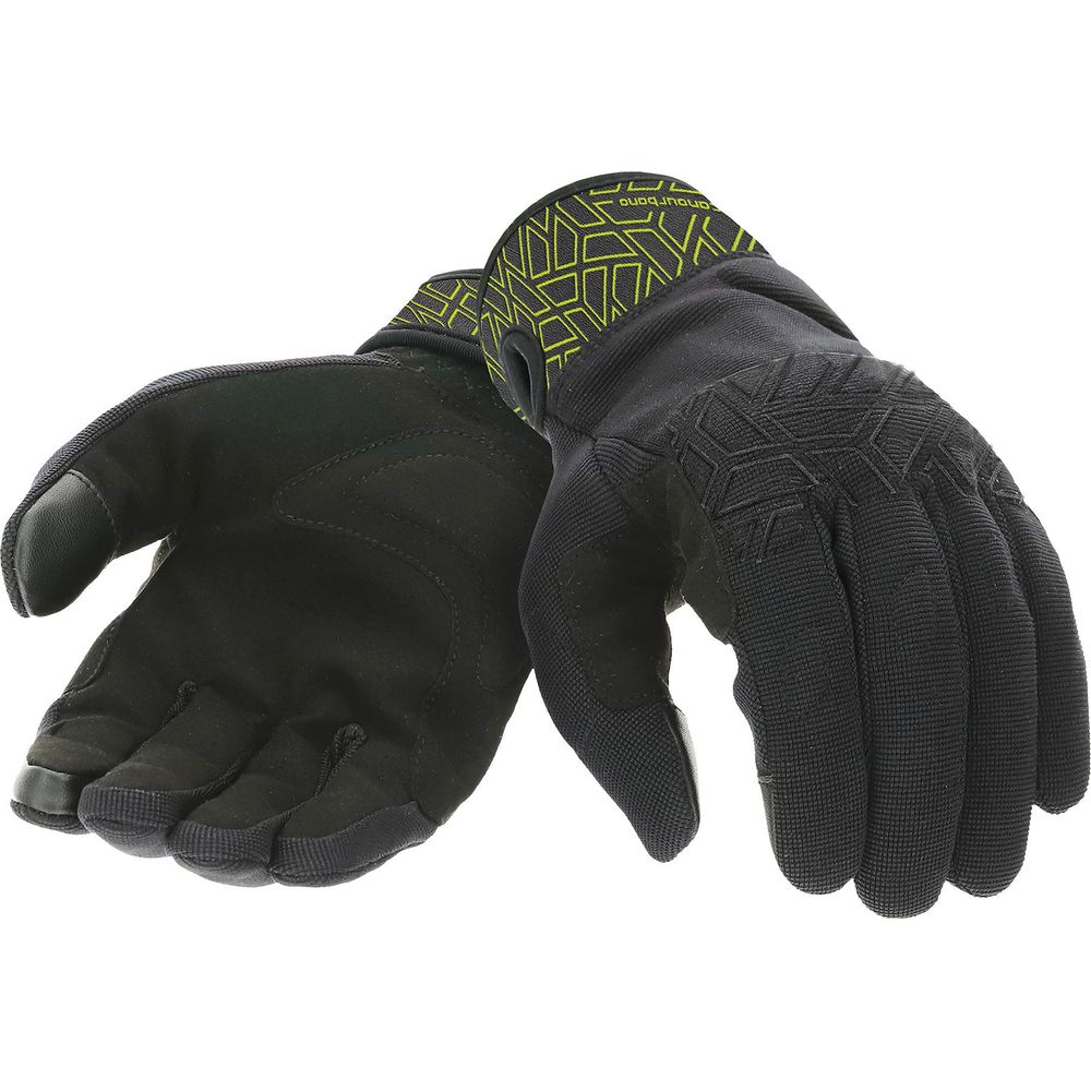 Tucano Urbano Miky Gloves Black / Fluo Yellow Graphic