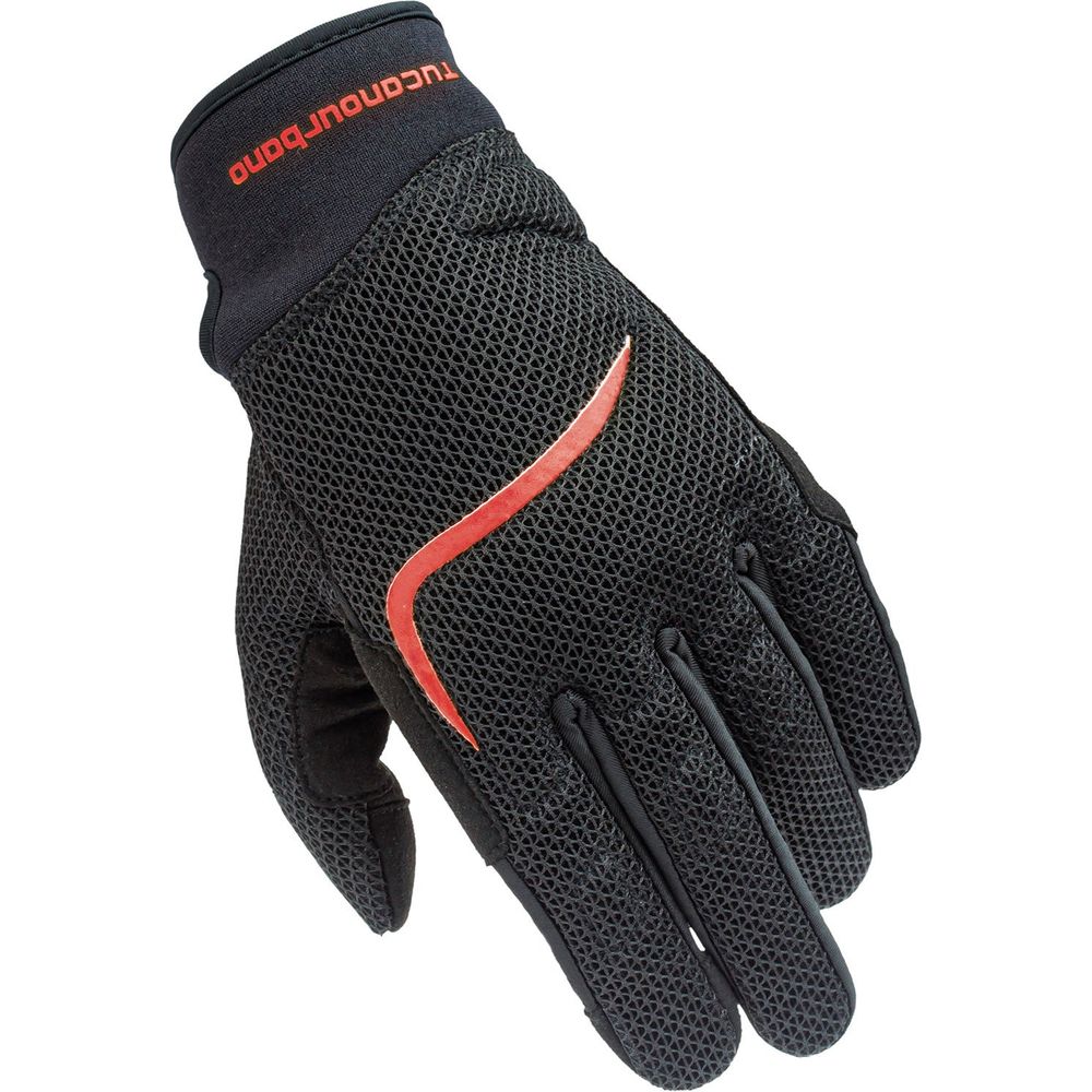 Tucano Urbano Miky Mesh Gloves Black / Orange - FREE UK Shipping, FREE 365 Day Returns | Moto Central