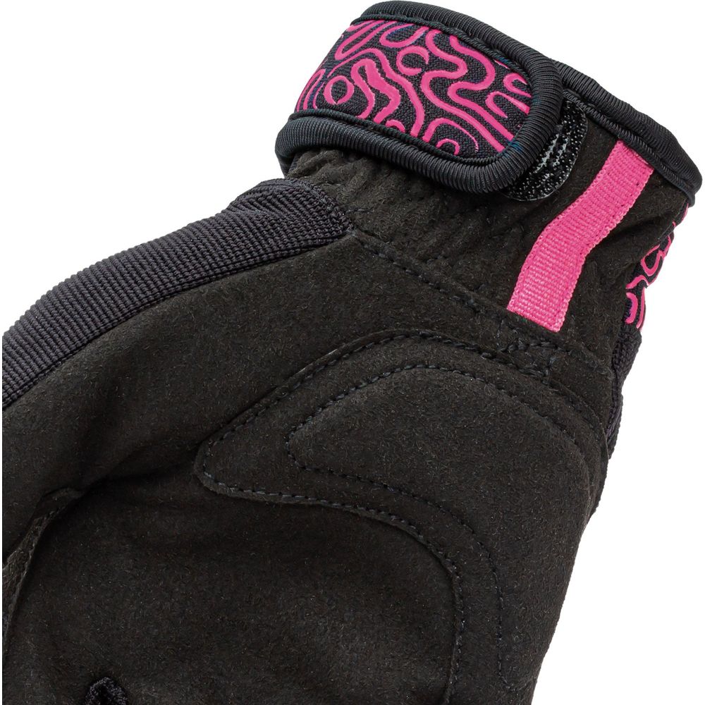 Tucano Urbano Lady Miky Ladies Gloves Black / Fuchsia Graphic - FREE UK Shipping, FREE 365 Day Returns | Moto Central