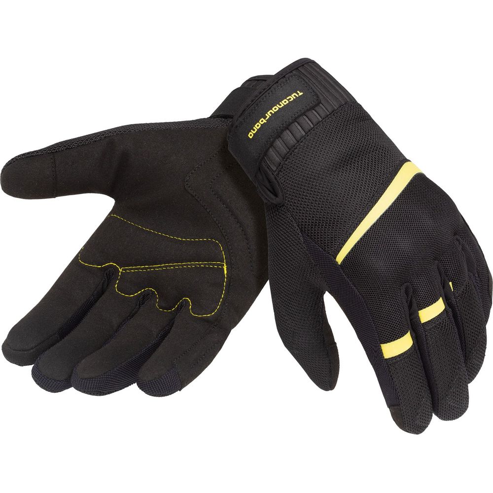 Tucano Urbano Penna Mesh Gloves Black / Toucan Yellow