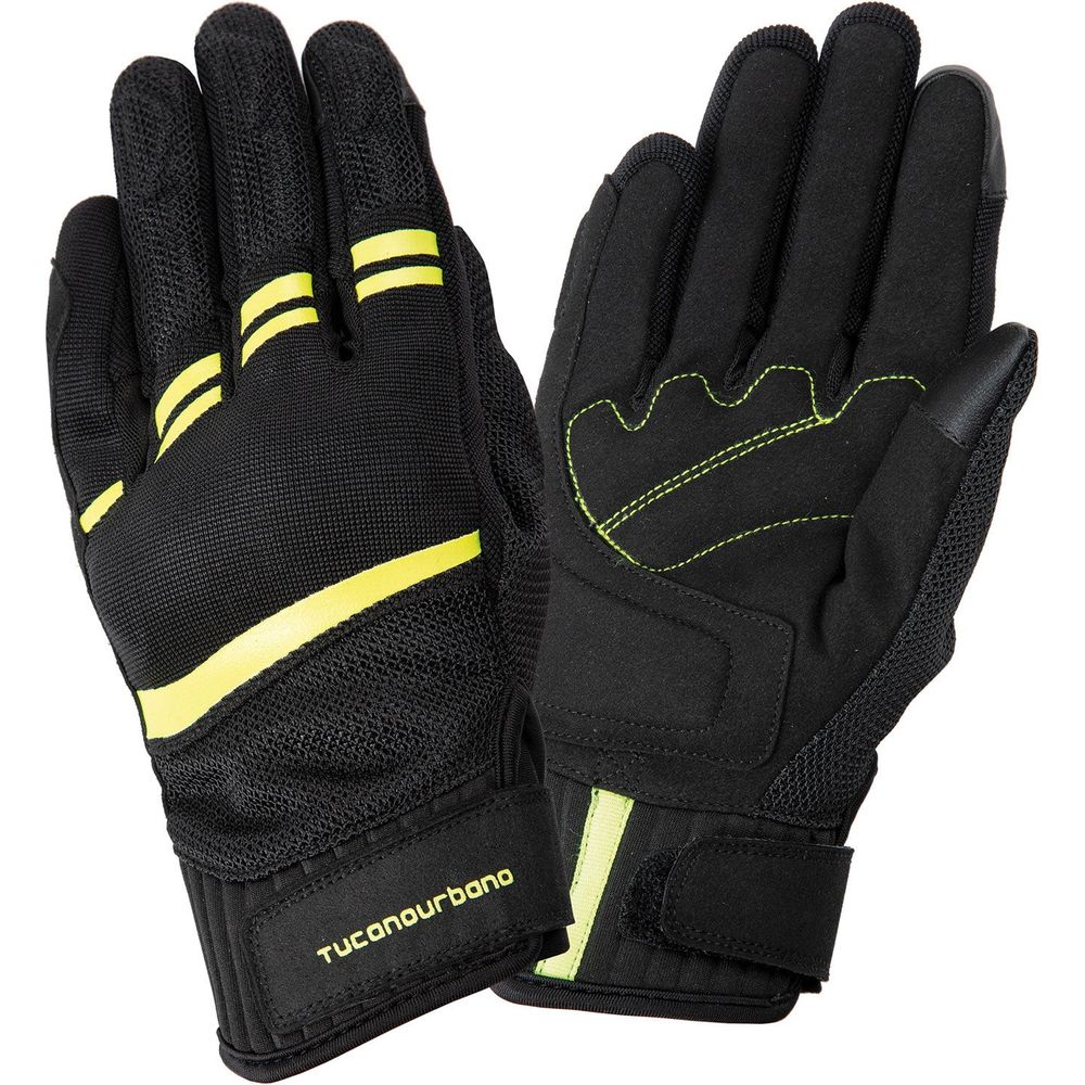 Tucano Urbano Lady Penna Ladies Gloves Black / Fluo Yellow