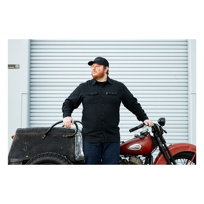 Biltwell Hi Test Flannel Shirt Black