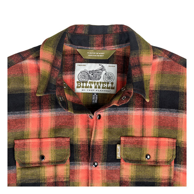 Biltwell Hi Test Flannel Shirt Rust