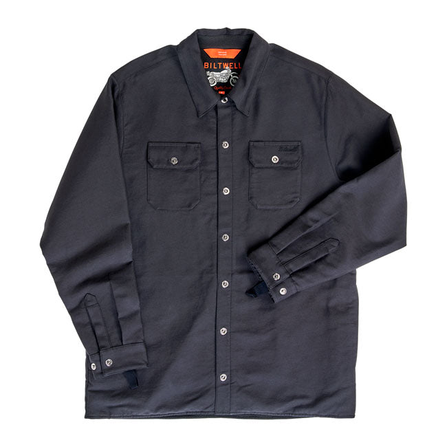 Biltwell EL Dorado Shirt Jacket Black  - FREE UK Delivery - Moto Central