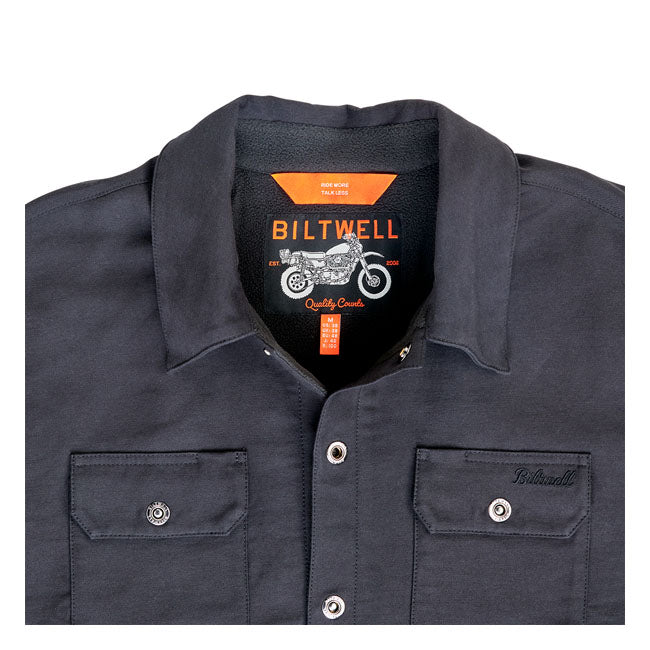 Biltwell EL Dorado Shirt Jacket Black  - FREE UK Delivery - Moto Central