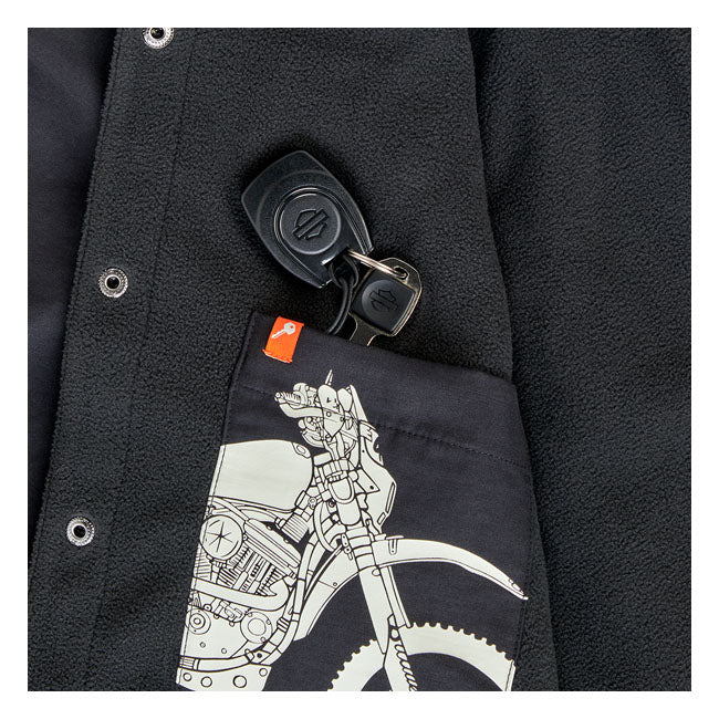 Biltwell EL Dorado Shirt Jacket Black  - FREE UK Delivery - Moto Central