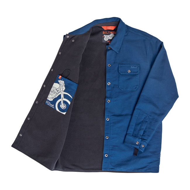 Biltwell EL Dorado Shirt Jacket Navy