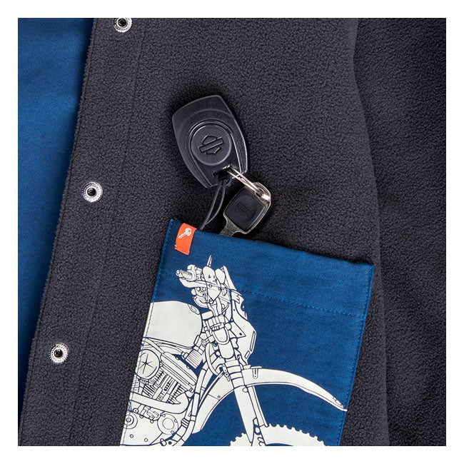 Biltwell EL Dorado Shirt Jacket Navy