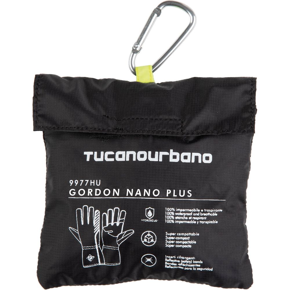 Tucano Urbano Gordon Nano Plus Hydroscud Gloves Black - FREE UK Shipping, FREE 365 Day Returns | Moto Central