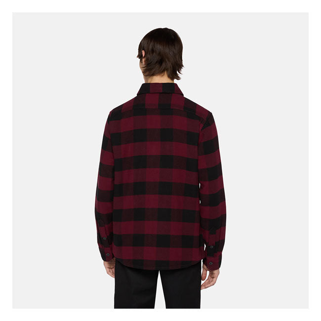 Dickies Sacramento Shirt Zinfandel - FREE UK Shipping, FREE 365 Day Returns | Moto Central