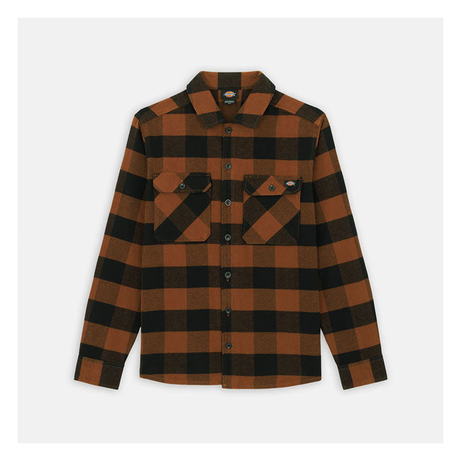 Dickies Sacramento Shirt Toffee - FREE UK Shipping, FREE 365 Day Returns | Moto Central