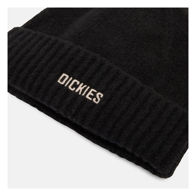 Dickies Harlowtown Beanie Black - FREE UK Shipping, FREE 365 Day Returns | Moto Central