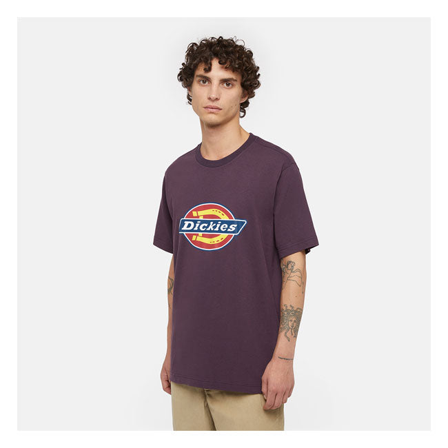 Dickies Icon Logo T-Shirt Plum Perfect - FREE UK Shipping, FREE 365 Day Returns | Moto Central