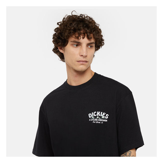 Dickies Companion T-Shirt Black - FREE UK Shipping, FREE 365 Day Returns | Moto Central