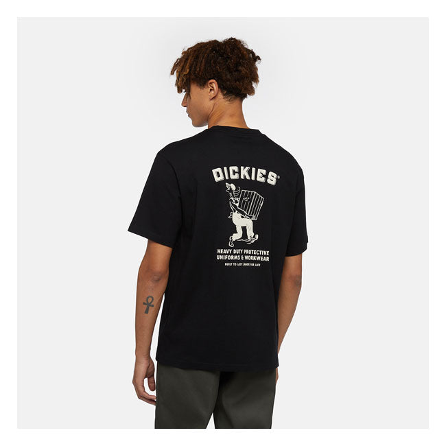 Dickies Builder T-Shirt Black - FREE UK Shipping, FREE 365 Day Returns | Moto Central