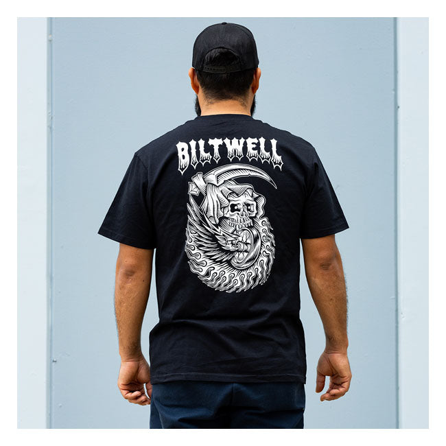 Biltwell Creep T-Shirt Black  - FREE UK Shipping, FREE 365 Day Returns | Moto Central