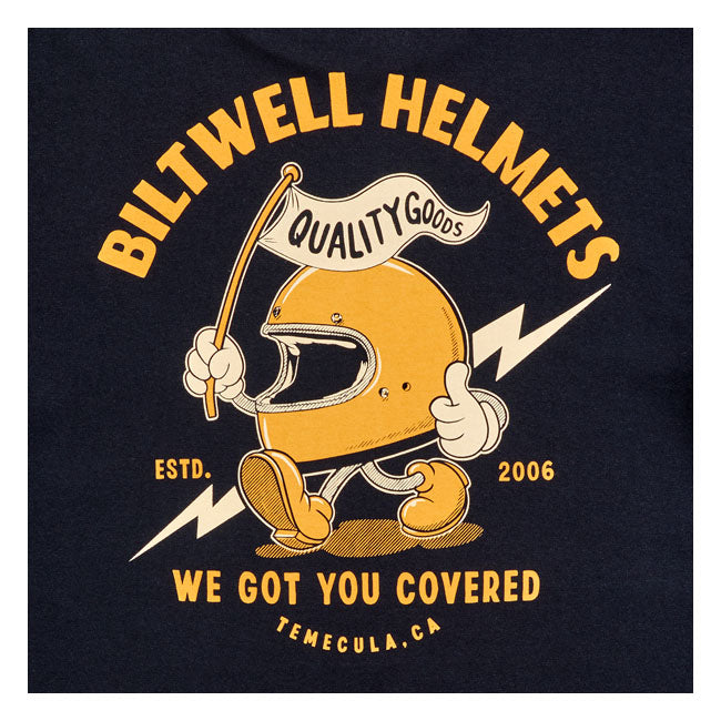 Biltwell Covered T-Shirt Black  - FREE UK Shipping, FREE 365 Day Returns | Moto Central