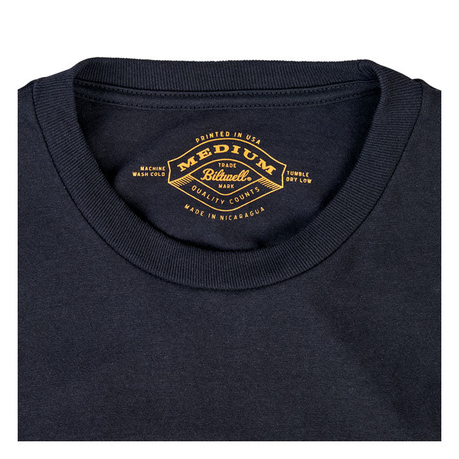 Biltwell Covered T-Shirt Black  - FREE UK Shipping, FREE 365 Day Returns | Moto Central