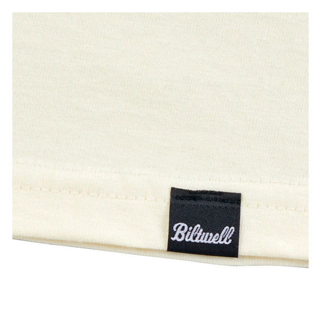 Biltwell Howdy T-Shirt Off White  - FREE UK Shipping, FREE 365 Day Returns | Moto Central