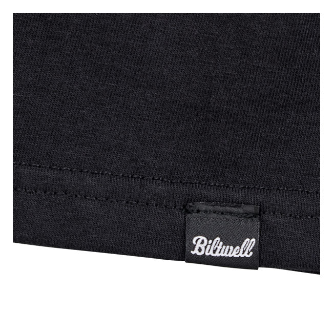 Biltwell Old Junk Pocket T-Shirt Black  - FREE UK Shipping, FREE 365 Day Returns | Moto Central