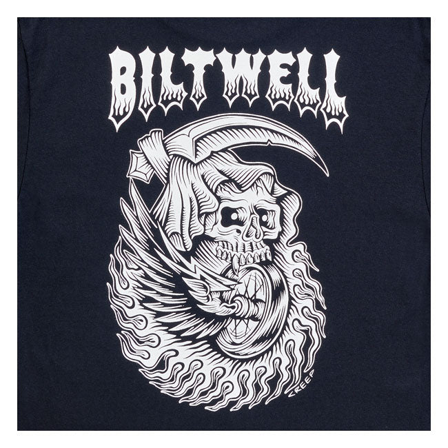 Biltwell Creep Long Sleeves T-Shirt Black  - FREE UK Shipping, FREE 365 Day Returns | Moto Central