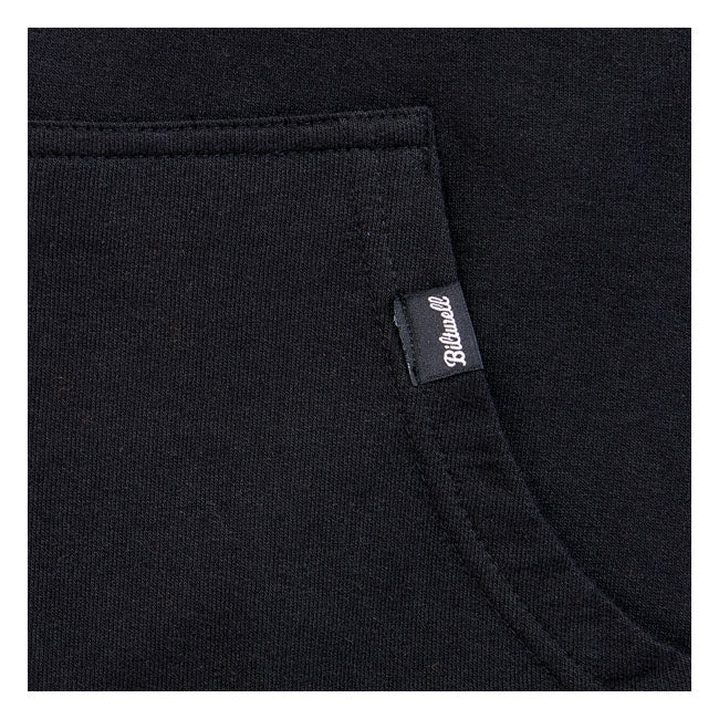 Biltwell Bolts Zip Hoodie Black - FREE UK Shipping, FREE 365 Day Returns | Moto Central