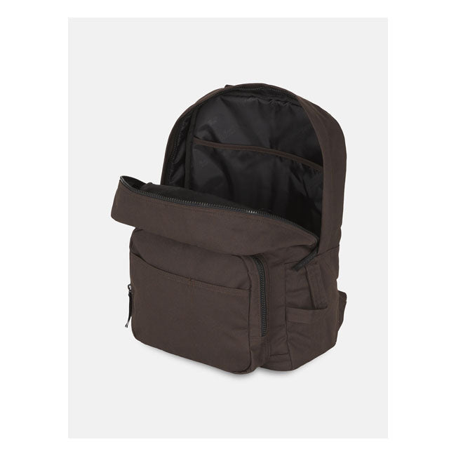 Dickies Lisbon Bag Dark Brown - FREE UK Shipping, FREE 365 Day Returns | Moto Central