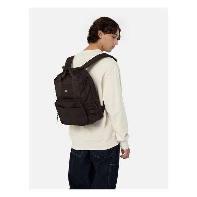 Dickies Lisbon Bag Dark Brown - FREE UK Shipping, FREE 365 Day Returns | Moto Central