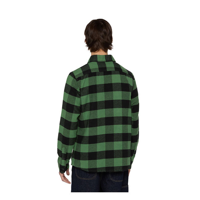 Dickies Sacramento Shirt Elm Green - FREE UK Shipping, FREE 365 Day Returns | Moto Central