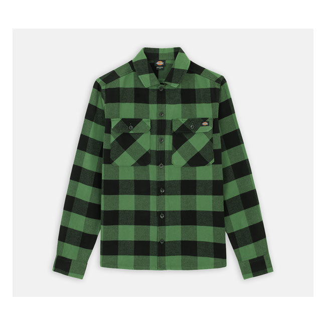 Dickies Sacramento Shirt Elm Green - FREE UK Shipping, FREE 365 Day Returns | Moto Central