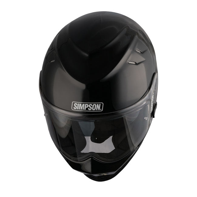 Simpson Venom Full Face Helmet Metal Black