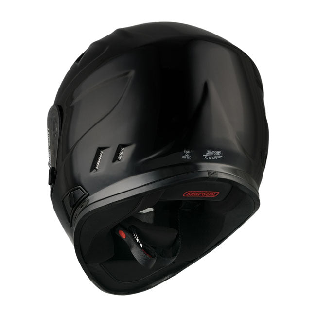 Simpson Venom Full Face Helmet Metal Black