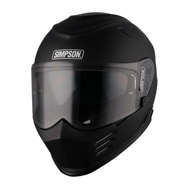 Simpson Venom Full Face Helmet Matt Black