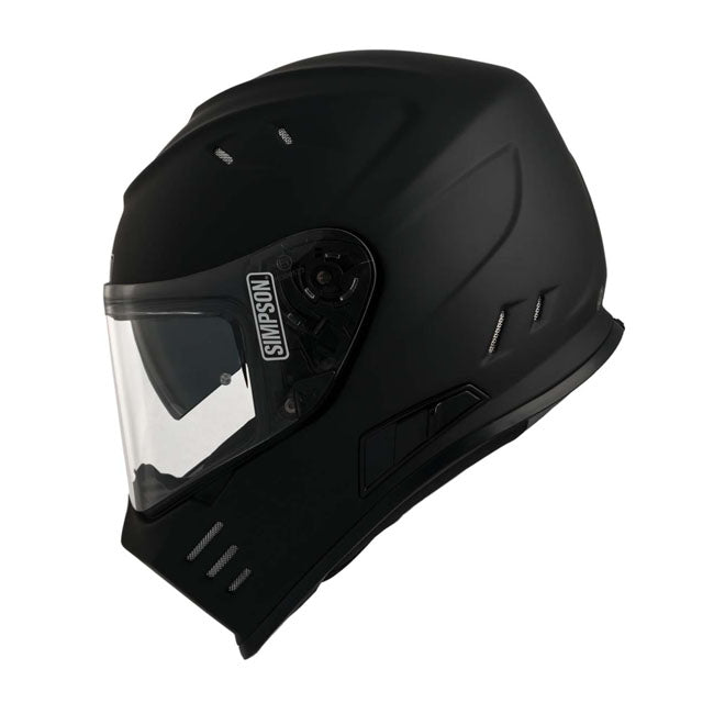 Simpson Venom Full Face Helmet Matt Black