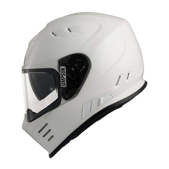 Simpson Venom Full Face Helmet White