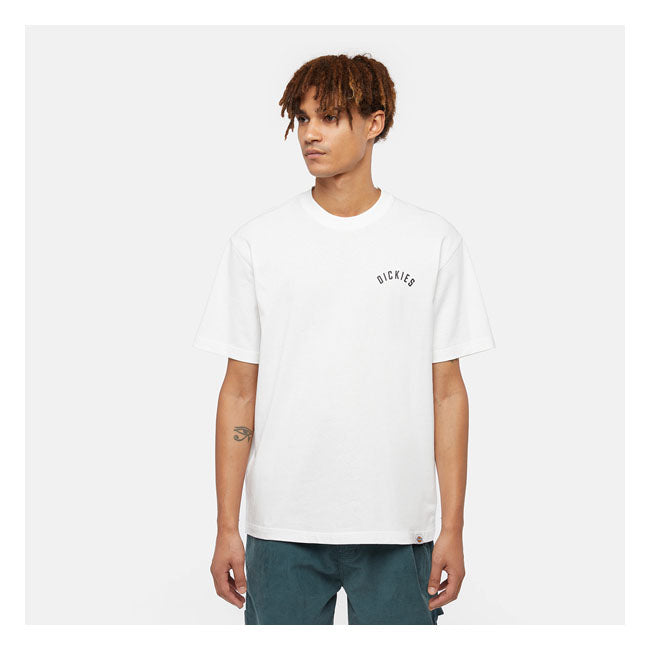 Dickies Panther T-Shirt White - FREE UK Shipping, FREE 365 Day Returns | Moto Central