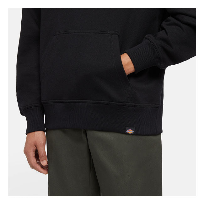 Dickies Globe Hoodie Black - FREE UK Shipping, FREE 365 Day Returns | Moto Central