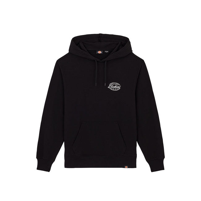 Dickies Globe Hoodie Black - FREE UK Shipping, FREE 365 Day Returns | Moto Central