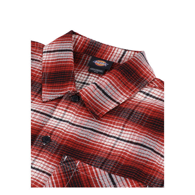 Dickies Forest Check Shirt Red Ochre - FREE UK Shipping, FREE 365 Day Returns | Moto Central